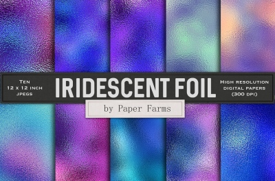 Iridescent foil 