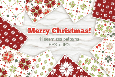 Merry Christmas patterns