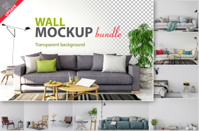 Wall Mockup - Bundle Vol. 1