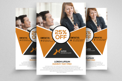 Corporate Planning Flyer Template