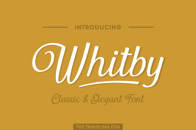 Whitby - A Classically Retro Script