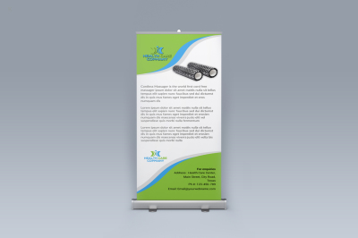 Health Care roll up banner