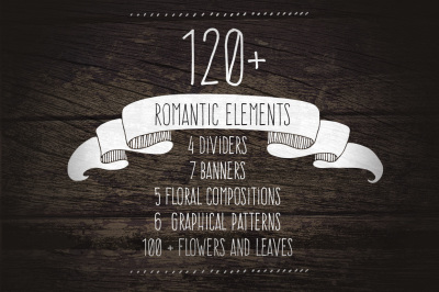 120+ Romantic Elements EPS, PNG, JPG
