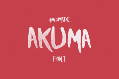 Akuma Handmade Font