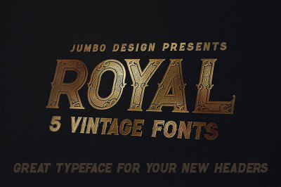 Royal - Vintage Style Font