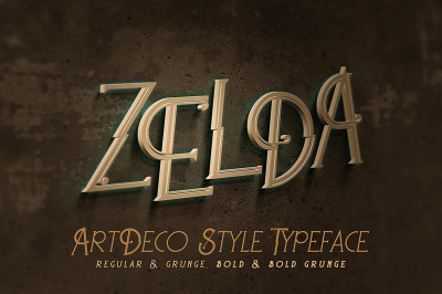 Zelda - ArtDeco Font