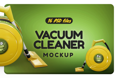 Vacuum Cleaner Mockup