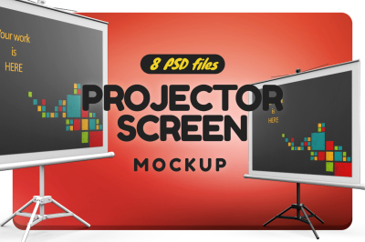 Projector Screen Mockup
