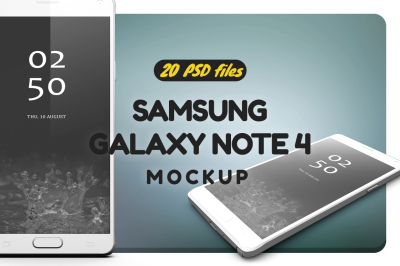 Samsung Galaxy Note 4 Mockup