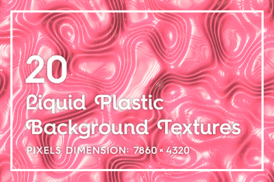 20 Seamless Liquid Plastic Background Textures