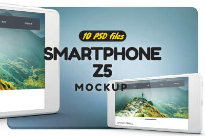 Smartphone Z5 Mockup