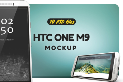 HTC One M9 Mockup