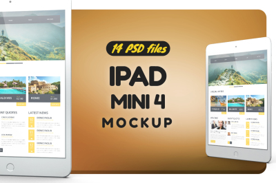 iPad Mini 4 Mockup
