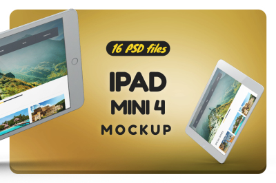 iPad Mini 4 Mockup Vol.2