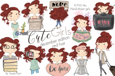 Cute Girls December Edition Red Hair