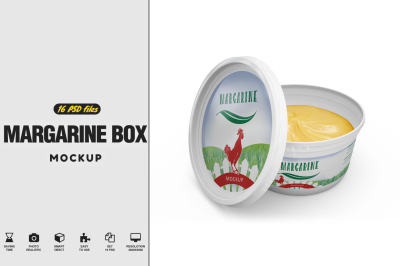 Margarine Box Mockup
