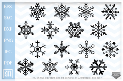 Snowflakes Svg - Snowflake SVG - Christmas SVG - Snow SVG - Xmas svg -