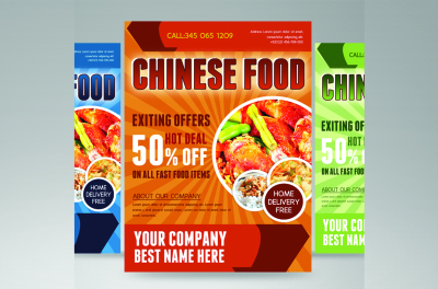 food flyer template