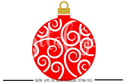 Bauble SVG / DXF / EPS / PNG Files