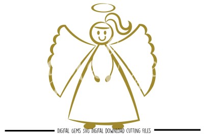 Angel SVG / DXF / EPS / PNG Files