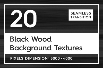 20 Seamless Black Wood Background Textures