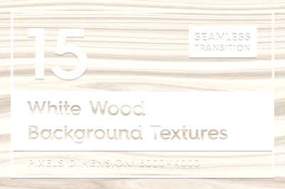 15 White Wood Background Textures