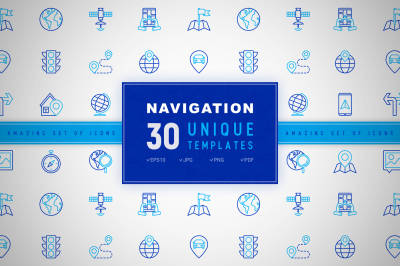 Navigation Icons Set | Concept