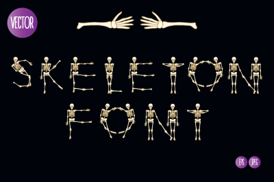 Skeleton Font 