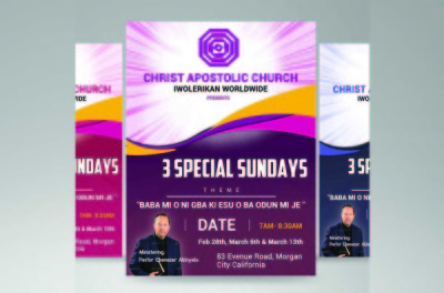 church flyer