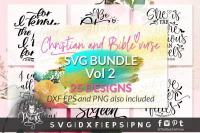 Christian SVG Bundle VOL 2 DXF PNG EPS