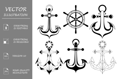 Silhouette Anchors