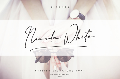 NicoleWhite • 8 Pretty Font