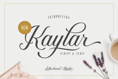 Kaylar - Elegant Script &amp; Serif