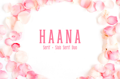Haana Slab Serif Duo Font