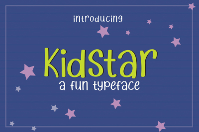 Kidstar - Fun Font
