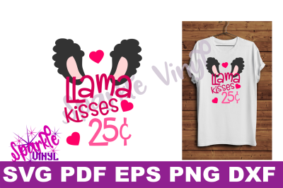 Svg Valentine  llama Toddler girl kids Adult Ladies shirt outfit valentine svg designs printable cut file for cricut or silhouette dxf eps