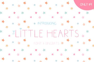 Little Hearts (Cute Fonts, Thin Fonts, Happy Fonts)