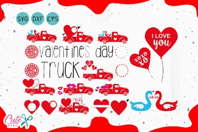 Truck valentines day, Boys valentine,  Monogram 