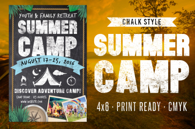  Chalk Summer Camp Flyer
