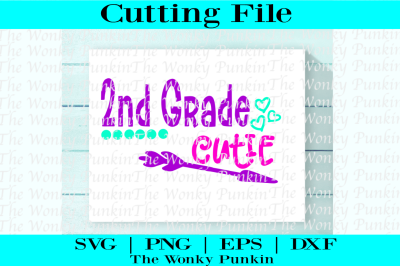 2nd Grade Cutie - SVG