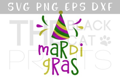 Mardi Gras SVG DXF PNG EPS