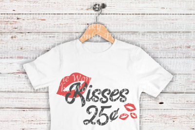Kisses 25 cents SVG 