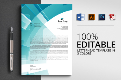 Business Letterhead Word Template