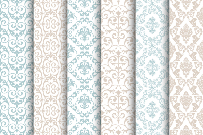 Baroque luxury seamless wallpapers