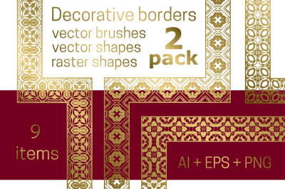 Decorative borders pack 2