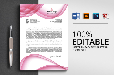 Business Letterhead Word Template