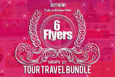 Travel & Tourism Business flyer Bundle