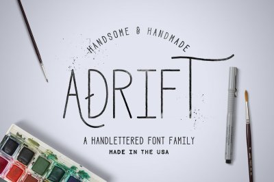 Adrift Font Family
