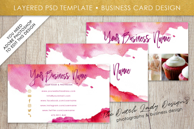 PSD Business Card Template #4