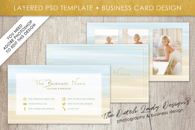 PSD Business Card Template #8